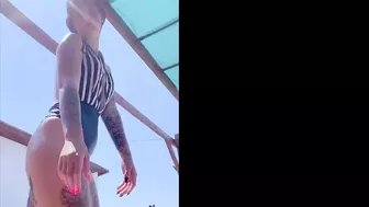 TattooGirl Outdoor Booty Shake Erome porn